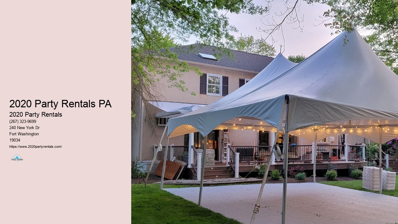 Tent Rentals Fort Washington PA